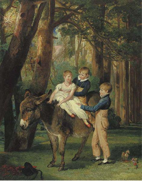 James Ward The Levett Children oil painting picture